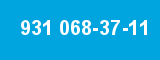 931 068-37-11 931 068-37-11